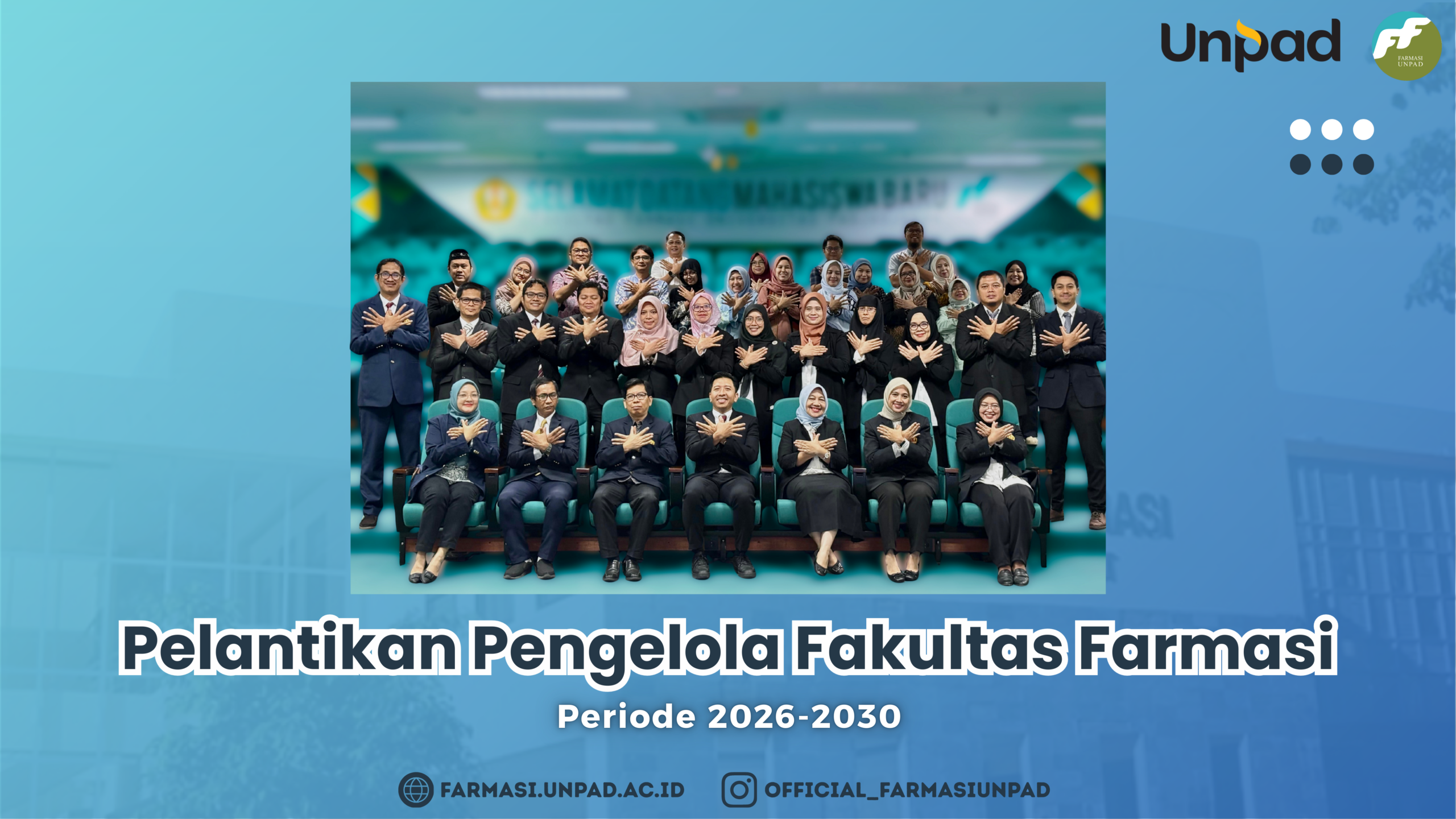Suasana Pelantikan Pengelola FFUP