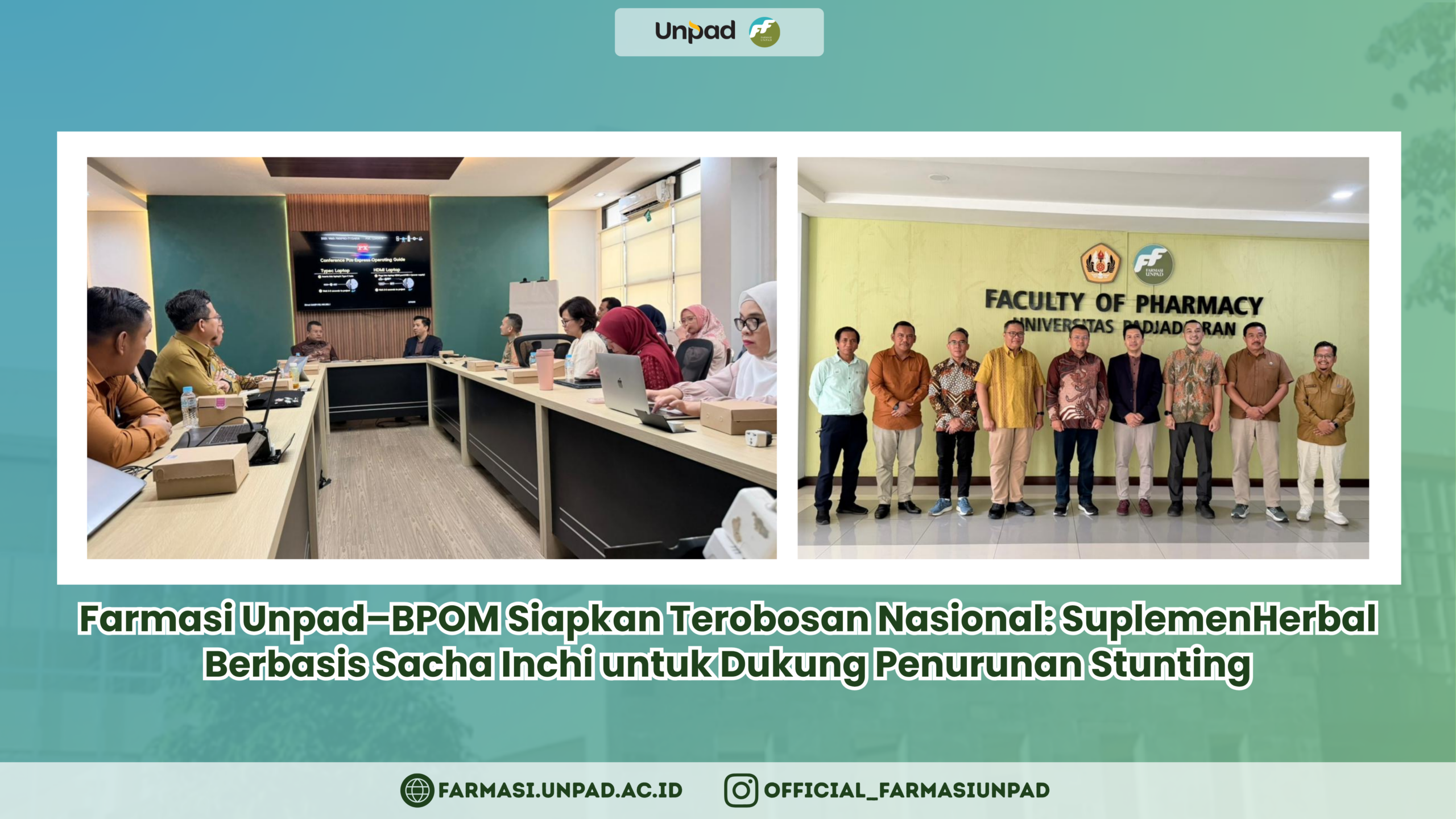 Kunjungan BPOM ke Fakultas Farmasi Unpad